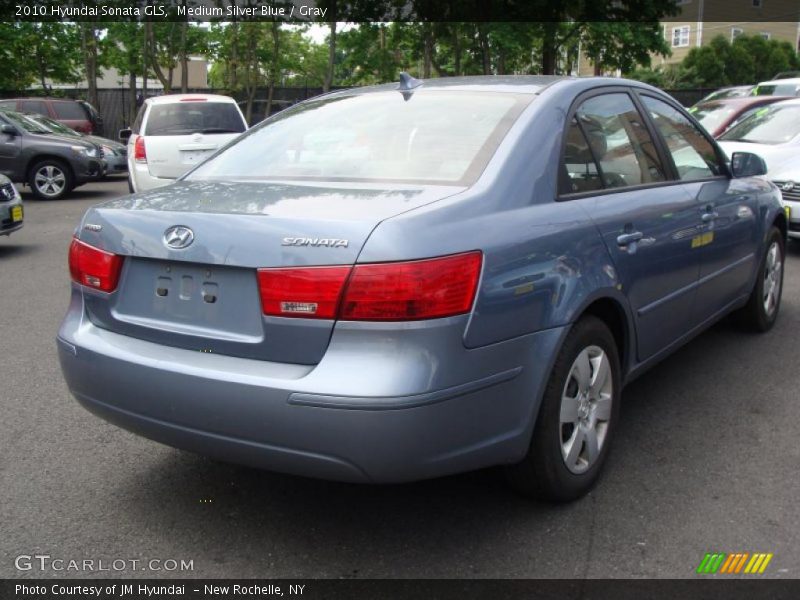 Medium Silver Blue / Gray 2010 Hyundai Sonata GLS