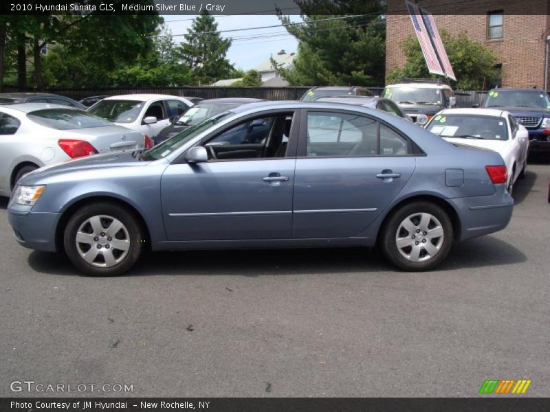 Medium Silver Blue / Gray 2010 Hyundai Sonata GLS