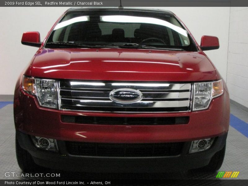 Redfire Metallic / Charcoal Black 2009 Ford Edge SEL