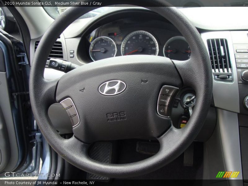 Medium Silver Blue / Gray 2010 Hyundai Sonata GLS