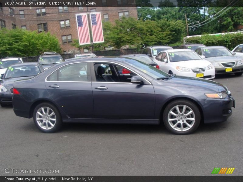 Carbon Gray Pearl / Ebony 2007 Acura TSX Sedan