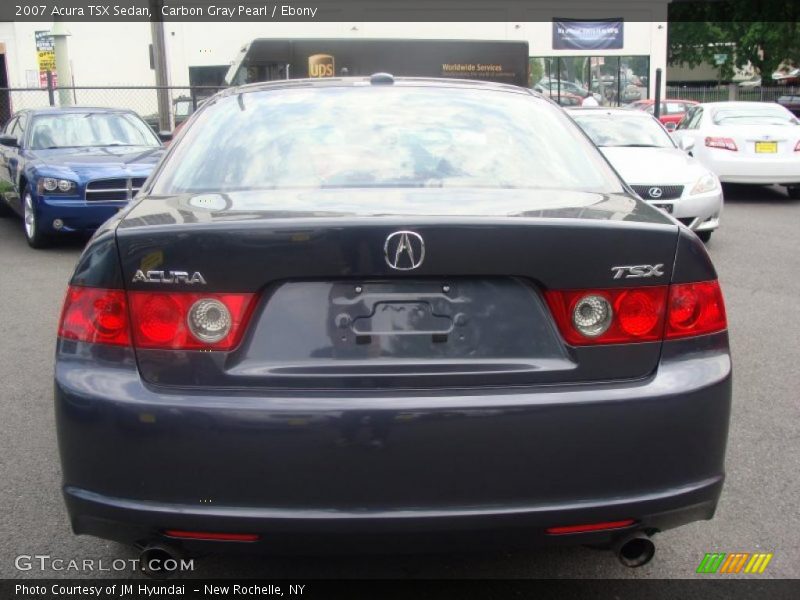 Carbon Gray Pearl / Ebony 2007 Acura TSX Sedan