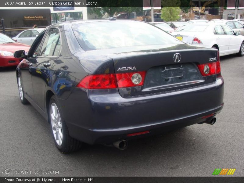 Carbon Gray Pearl / Ebony 2007 Acura TSX Sedan