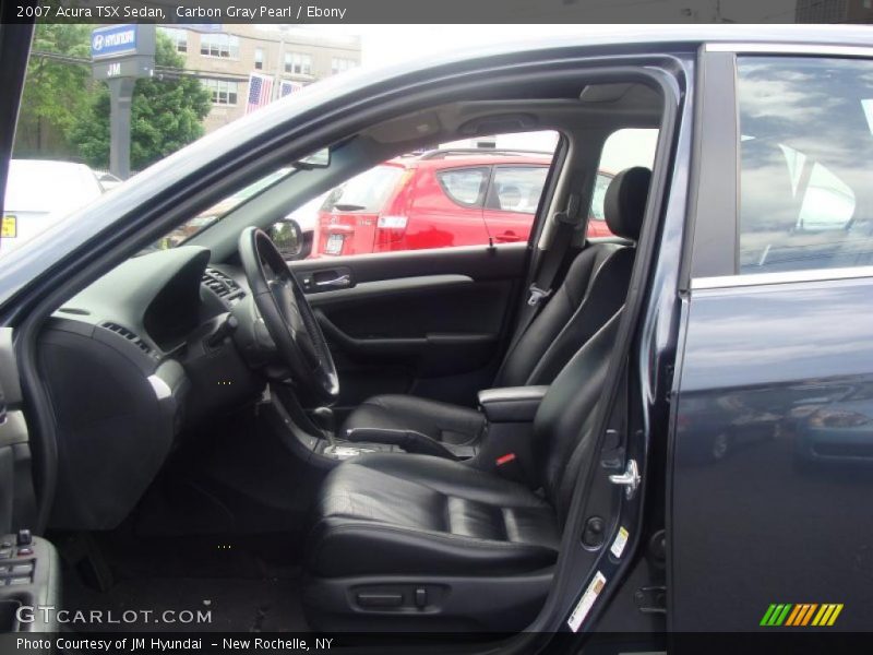Carbon Gray Pearl / Ebony 2007 Acura TSX Sedan