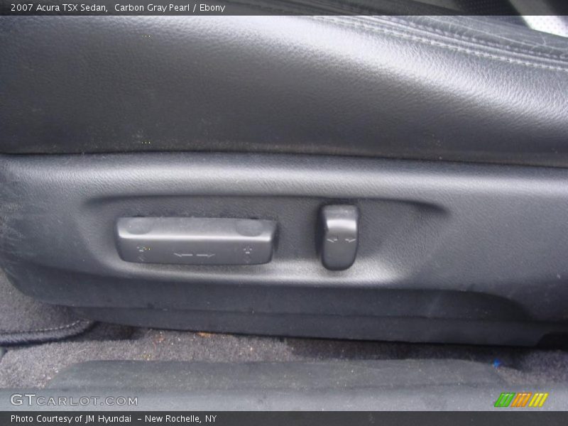 Carbon Gray Pearl / Ebony 2007 Acura TSX Sedan