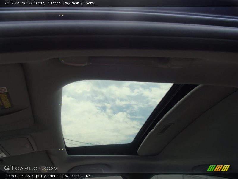 Carbon Gray Pearl / Ebony 2007 Acura TSX Sedan