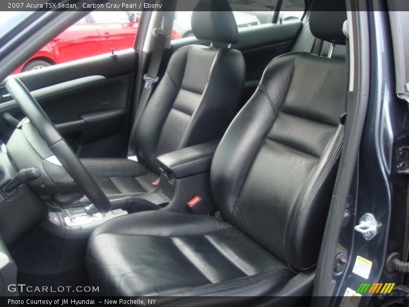 Carbon Gray Pearl / Ebony 2007 Acura TSX Sedan