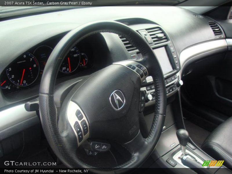 Carbon Gray Pearl / Ebony 2007 Acura TSX Sedan