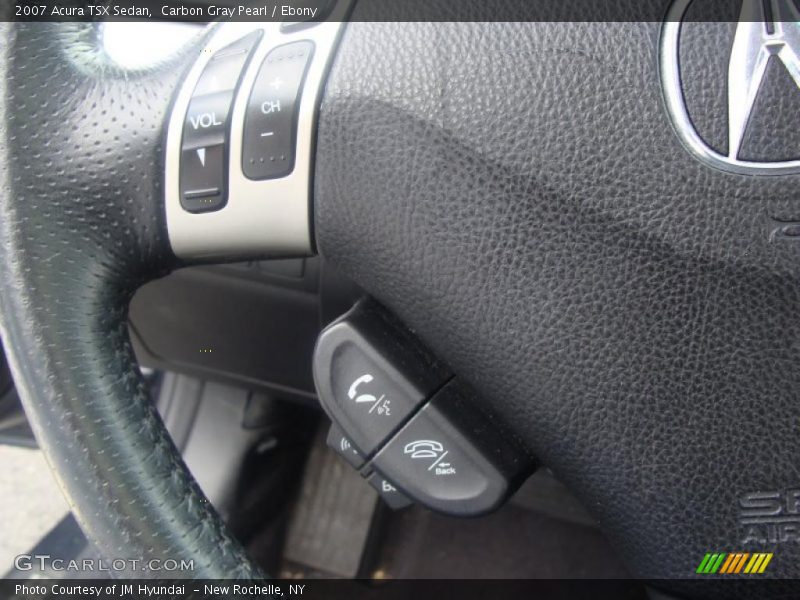 Carbon Gray Pearl / Ebony 2007 Acura TSX Sedan