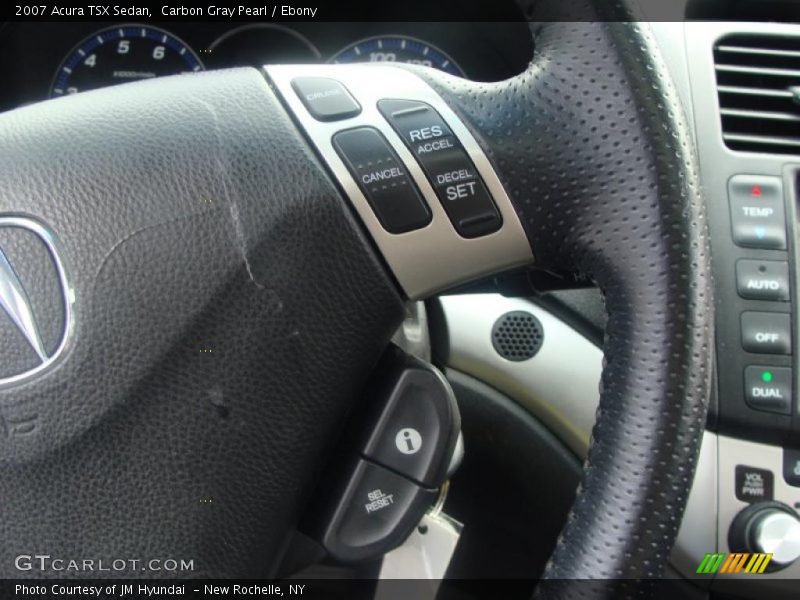 Carbon Gray Pearl / Ebony 2007 Acura TSX Sedan