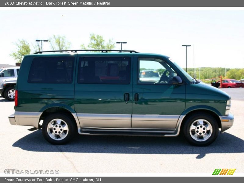 Dark Forest Green Metallic / Neutral 2003 Chevrolet Astro