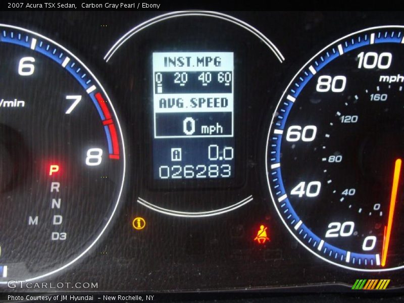 Carbon Gray Pearl / Ebony 2007 Acura TSX Sedan