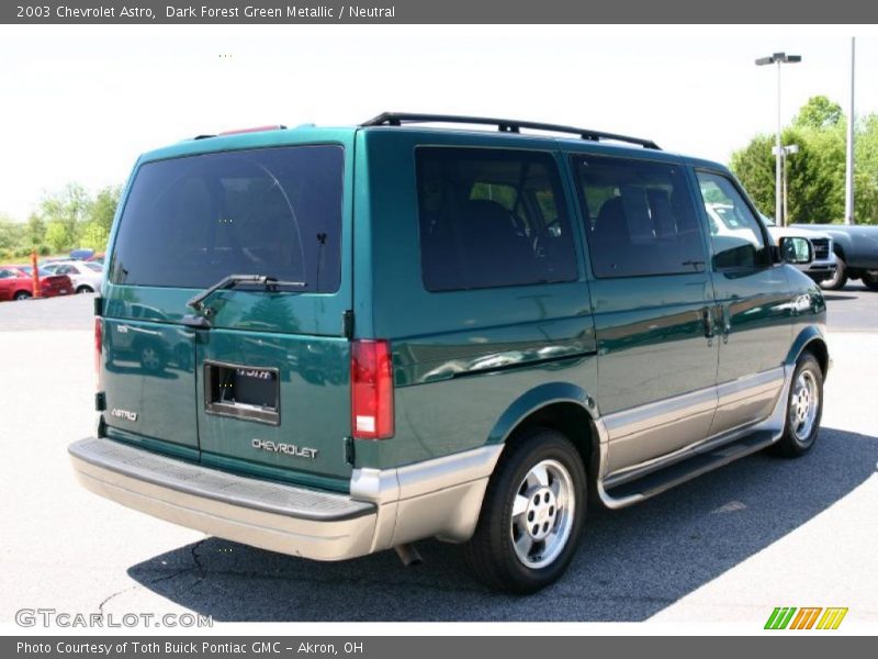 Dark Forest Green Metallic / Neutral 2003 Chevrolet Astro