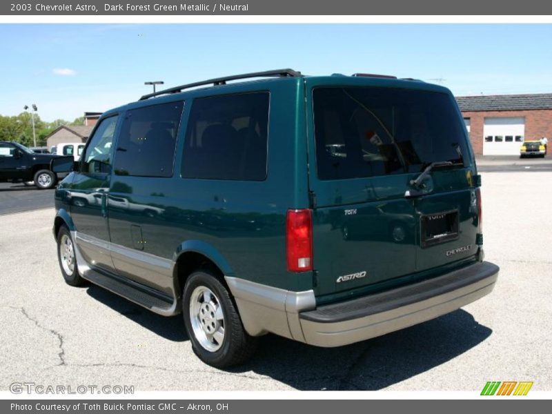 Dark Forest Green Metallic / Neutral 2003 Chevrolet Astro