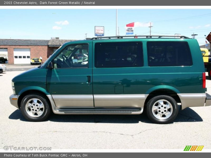 Dark Forest Green Metallic / Neutral 2003 Chevrolet Astro