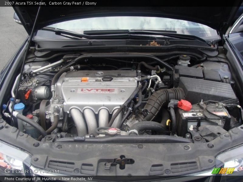 Carbon Gray Pearl / Ebony 2007 Acura TSX Sedan