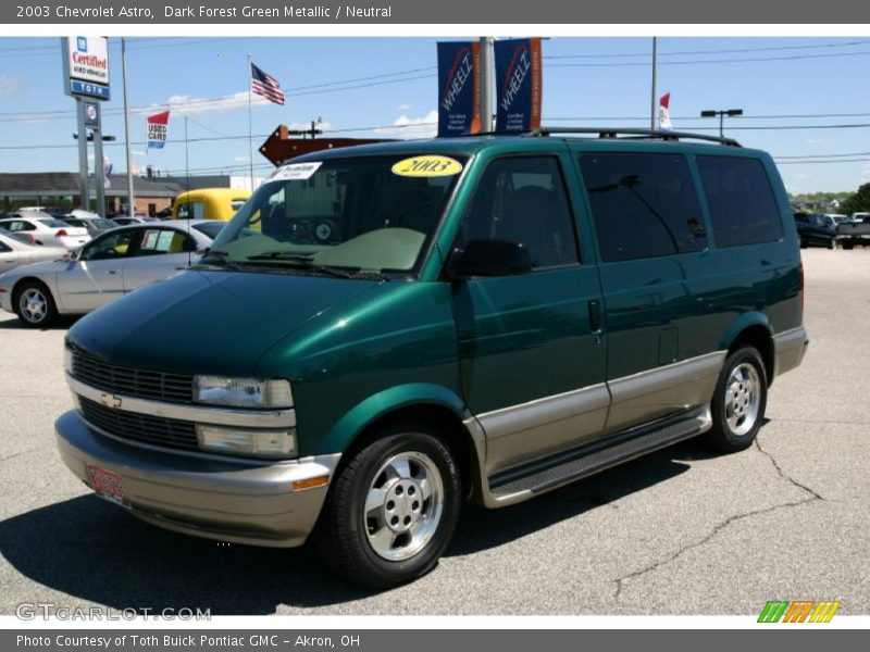 Dark Forest Green Metallic / Neutral 2003 Chevrolet Astro