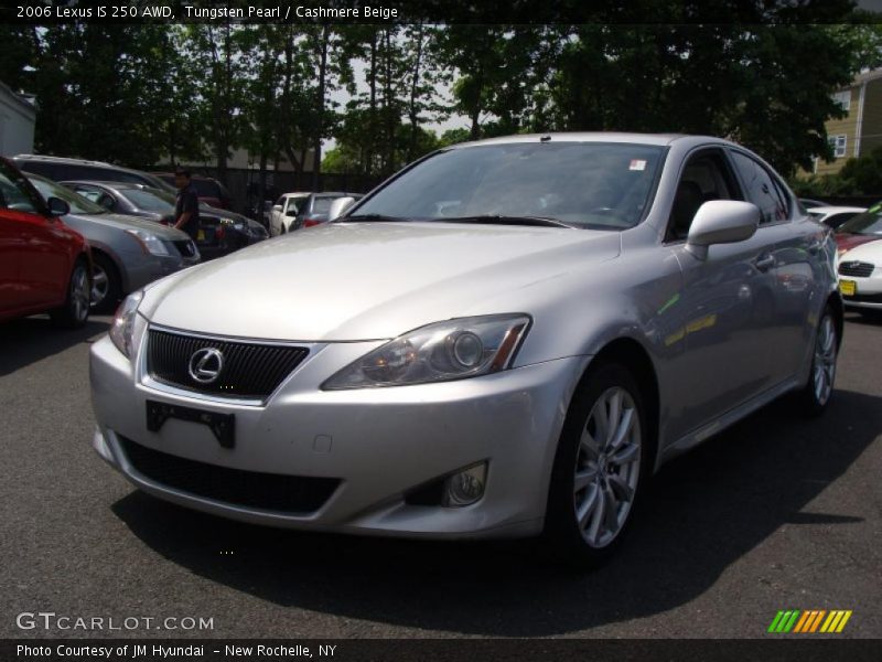 Tungsten Pearl / Cashmere Beige 2006 Lexus IS 250 AWD