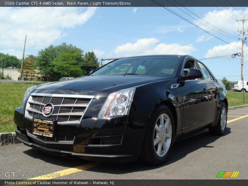 Black Raven / Light Titanium/Ebony 2009 Cadillac CTS 4 AWD Sedan