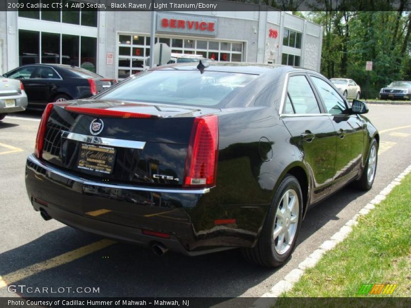 Black Raven / Light Titanium/Ebony 2009 Cadillac CTS 4 AWD Sedan