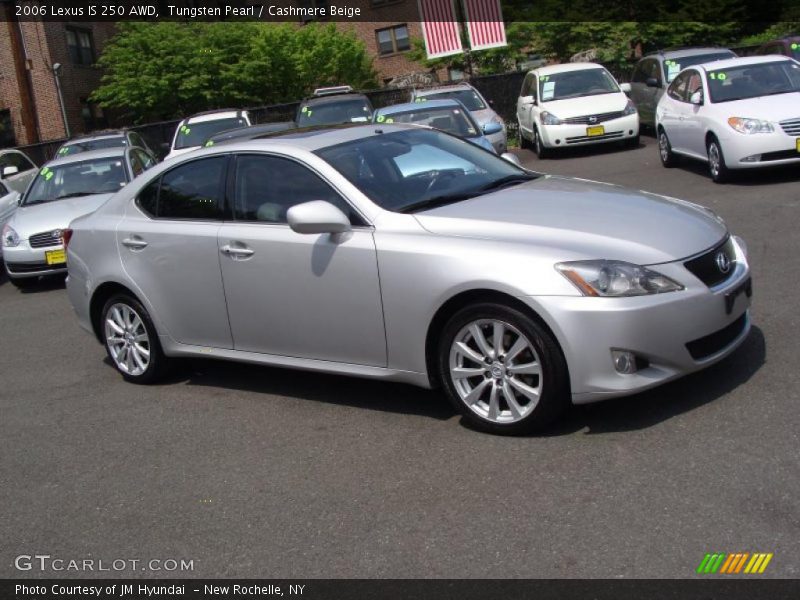 Tungsten Pearl / Cashmere Beige 2006 Lexus IS 250 AWD