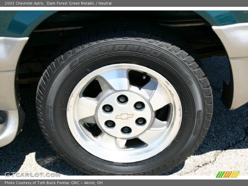 Dark Forest Green Metallic / Neutral 2003 Chevrolet Astro
