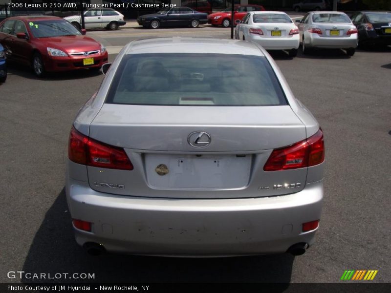 Tungsten Pearl / Cashmere Beige 2006 Lexus IS 250 AWD