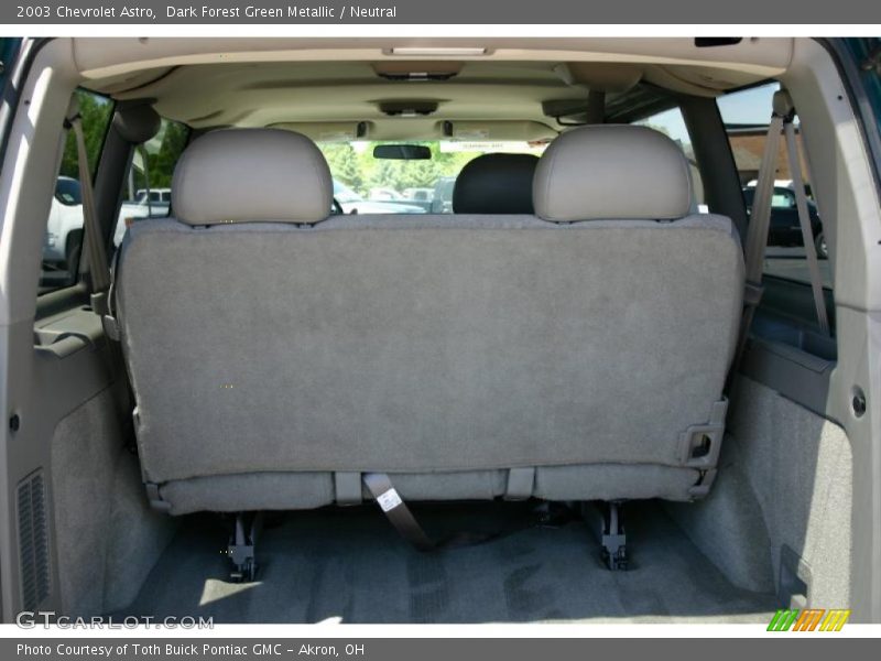 Dark Forest Green Metallic / Neutral 2003 Chevrolet Astro