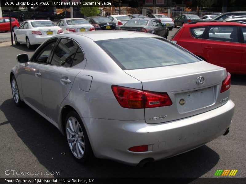 Tungsten Pearl / Cashmere Beige 2006 Lexus IS 250 AWD