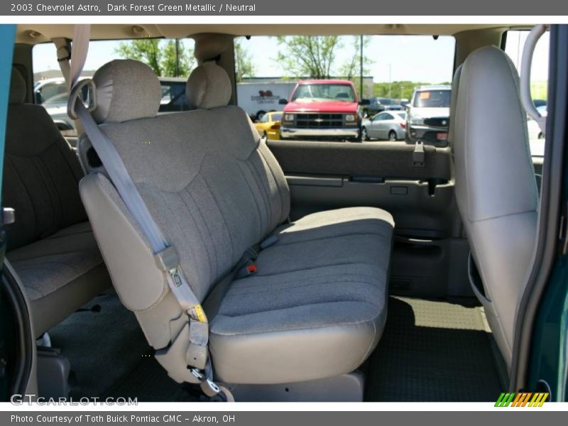 Dark Forest Green Metallic / Neutral 2003 Chevrolet Astro