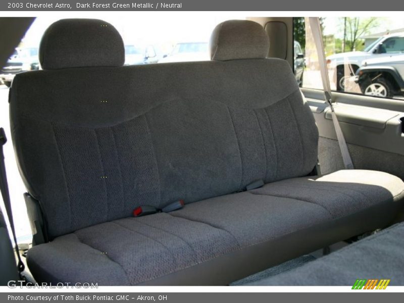 Dark Forest Green Metallic / Neutral 2003 Chevrolet Astro