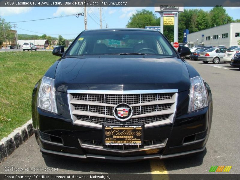 Black Raven / Light Titanium/Ebony 2009 Cadillac CTS 4 AWD Sedan