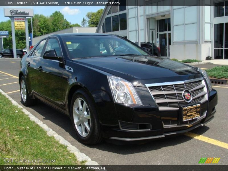 Black Raven / Light Titanium/Ebony 2009 Cadillac CTS 4 AWD Sedan