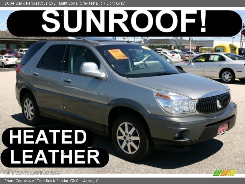 Light Spiral Gray Metallic / Light Gray 2004 Buick Rendezvous CXL