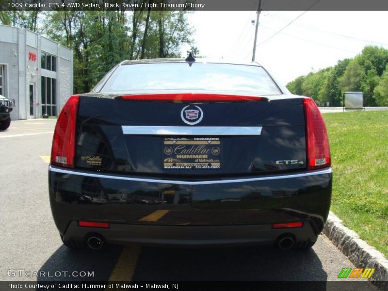 Black Raven / Light Titanium/Ebony 2009 Cadillac CTS 4 AWD Sedan