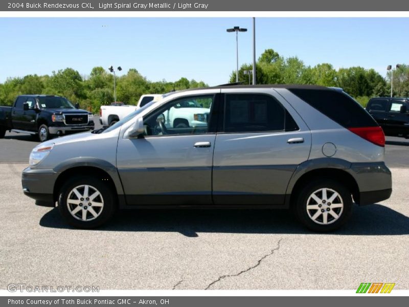Light Spiral Gray Metallic / Light Gray 2004 Buick Rendezvous CXL