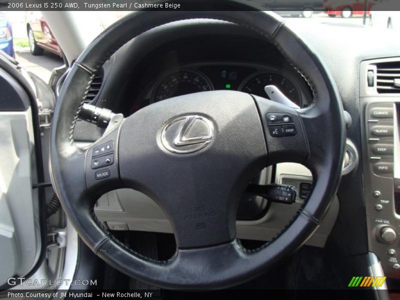 Tungsten Pearl / Cashmere Beige 2006 Lexus IS 250 AWD