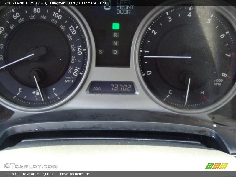 Tungsten Pearl / Cashmere Beige 2006 Lexus IS 250 AWD