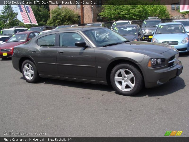 Dark Titanium Metallic / Dark Slate Gray 2009 Dodge Charger SXT