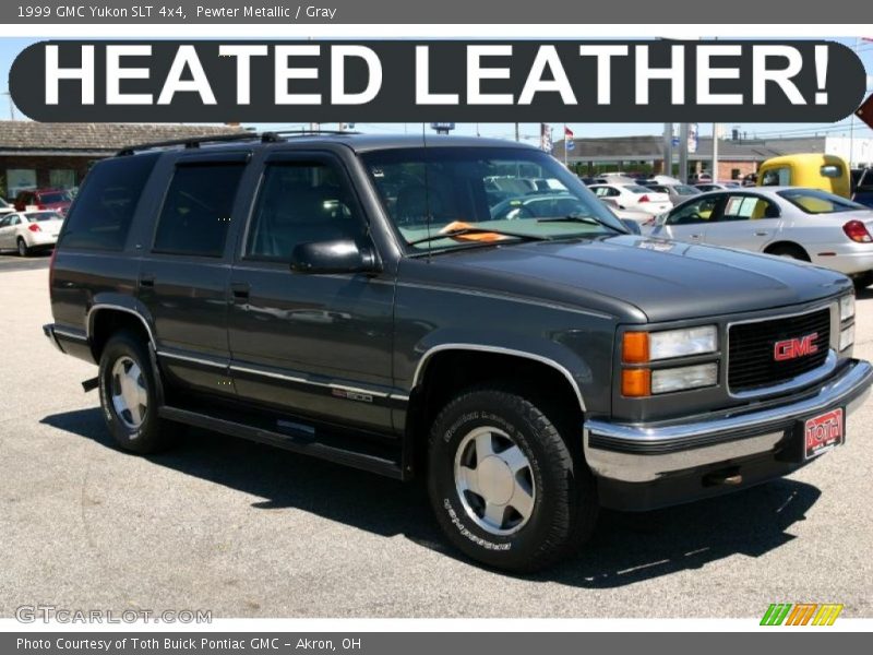 Pewter Metallic / Gray 1999 GMC Yukon SLT 4x4