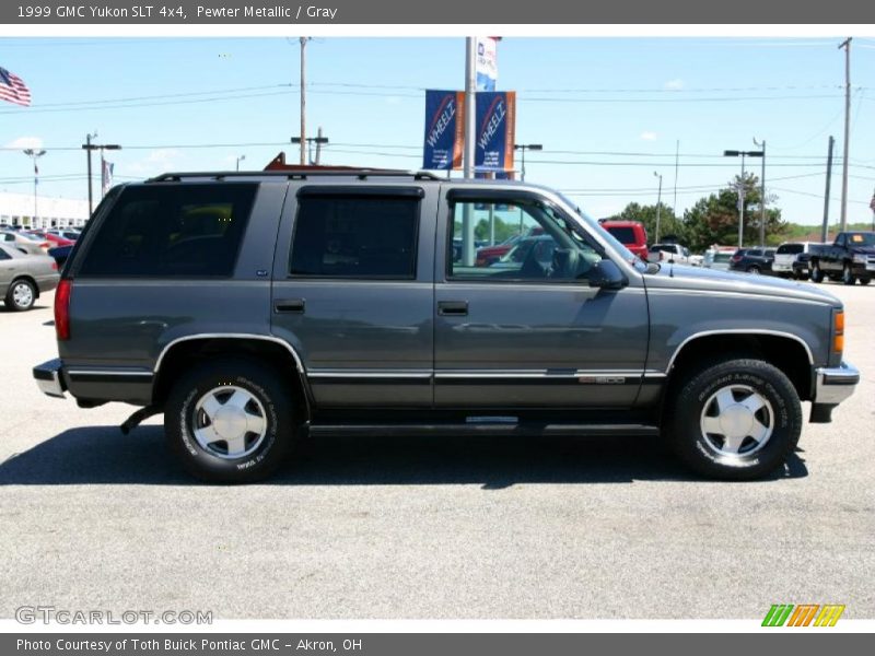 Pewter Metallic / Gray 1999 GMC Yukon SLT 4x4