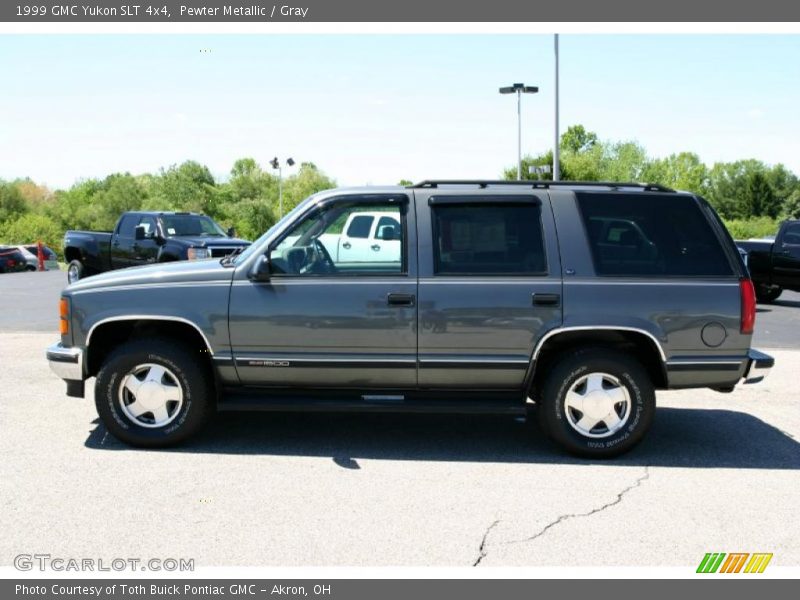 Pewter Metallic / Gray 1999 GMC Yukon SLT 4x4