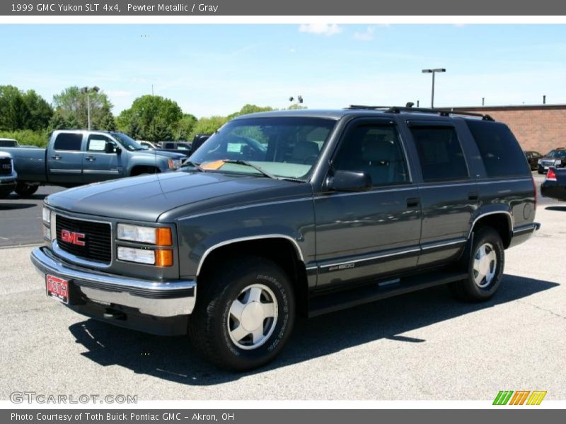 Pewter Metallic / Gray 1999 GMC Yukon SLT 4x4