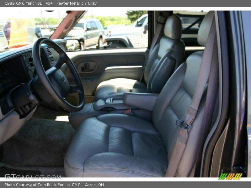 Pewter Metallic / Gray 1999 GMC Yukon SLT 4x4