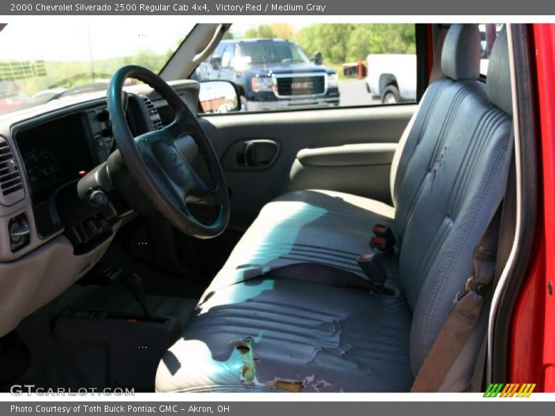 Victory Red / Medium Gray 2000 Chevrolet Silverado 2500 Regular Cab 4x4