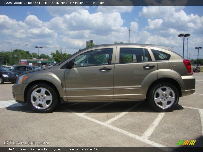 Light Khaki Metallic / Pastel Pebble Beige 2008 Dodge Caliber SXT
