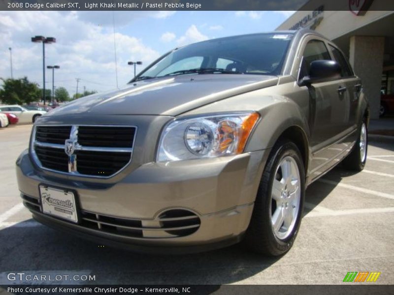 Light Khaki Metallic / Pastel Pebble Beige 2008 Dodge Caliber SXT