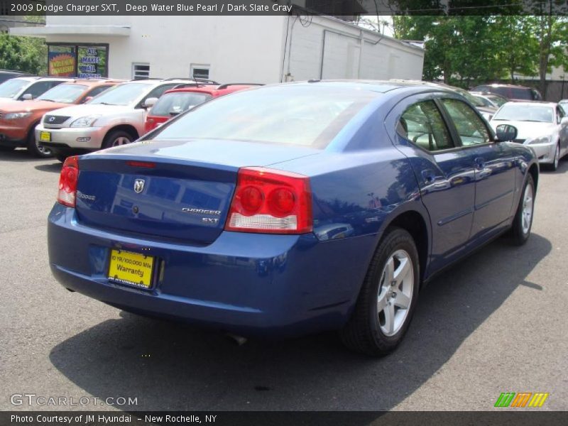 Deep Water Blue Pearl / Dark Slate Gray 2009 Dodge Charger SXT