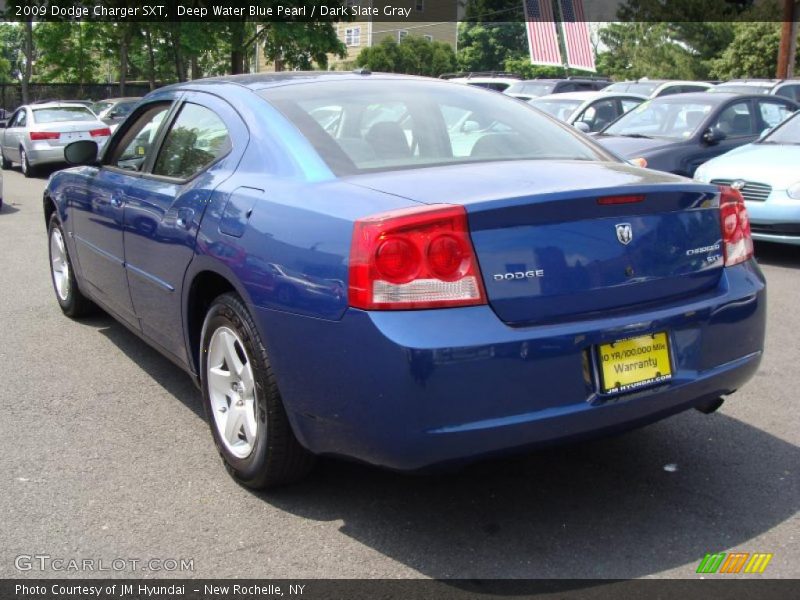 Deep Water Blue Pearl / Dark Slate Gray 2009 Dodge Charger SXT