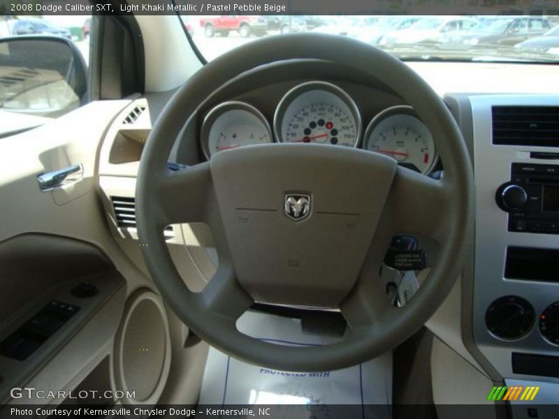 Light Khaki Metallic / Pastel Pebble Beige 2008 Dodge Caliber SXT